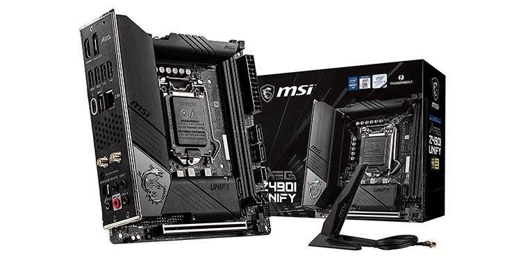 MSI-MEG-Z490I --- La mejor placa base MINI-ITX