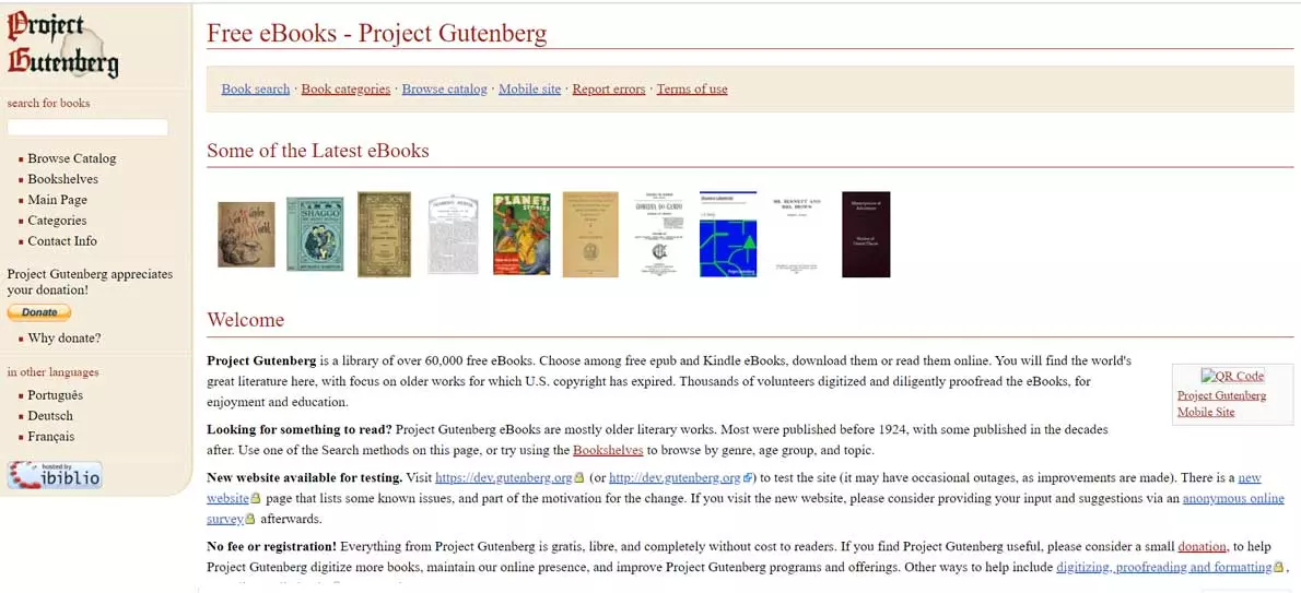 Proyecto Gutenberg - historia del libro electrónico