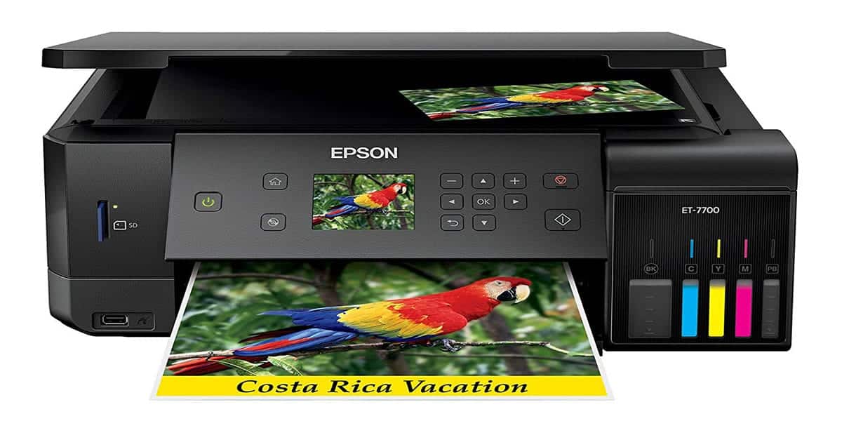 Epson Expression ET-7700: alta eficiencia de tinta