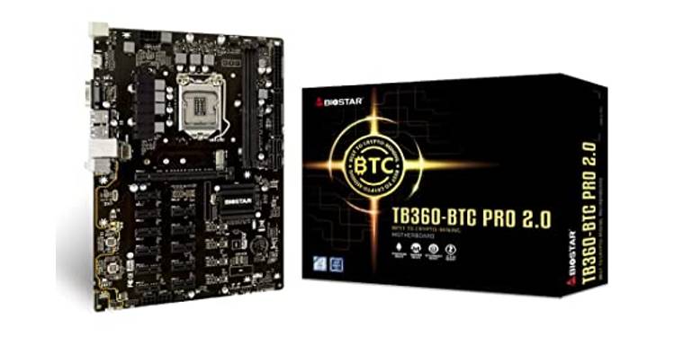 Biostar TB360-BTC PRO 2.0 - Mejor por menos de $300 con 12 ranuras PCIe