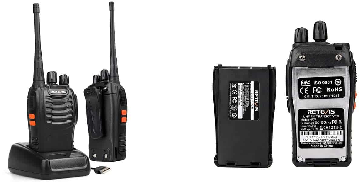Retevis H-77 Radio bidireccional UHF