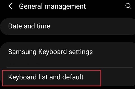seleccione-keyboard-list-and-default
