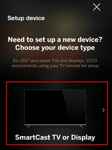 seleccione-smartcast-vizio-tv