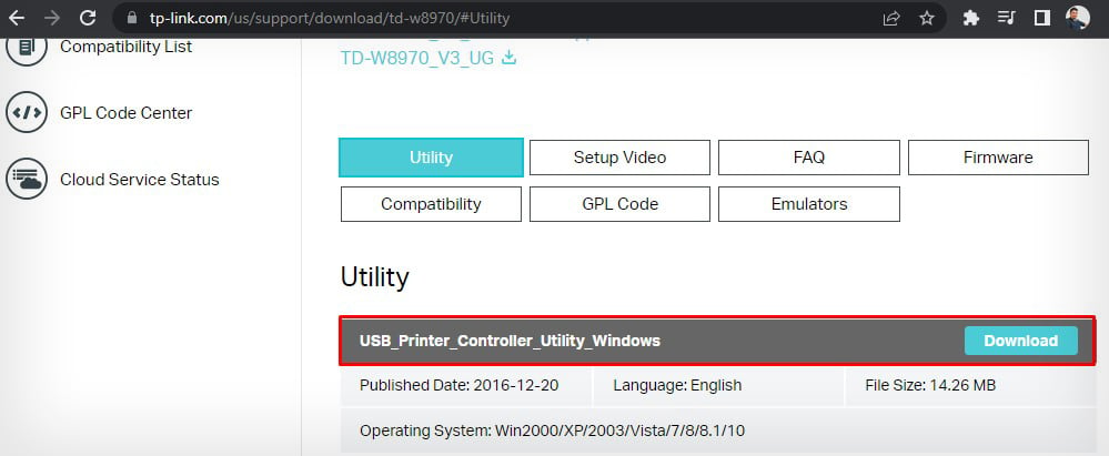 descargar-usb-printer-utility-para-tp-link