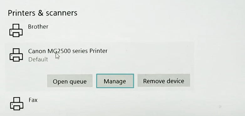 Administrar la configuración de entrada de la impresora