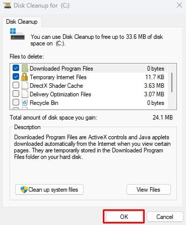 Eliminar archivos temporales Liberador de espacio en disco