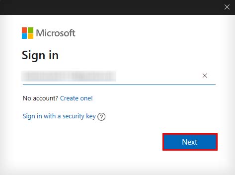 Iniciar sesión en una cuenta de Microsoft