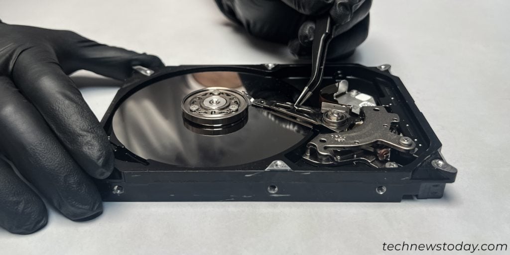data-recovery-specialists-open-hard-drive